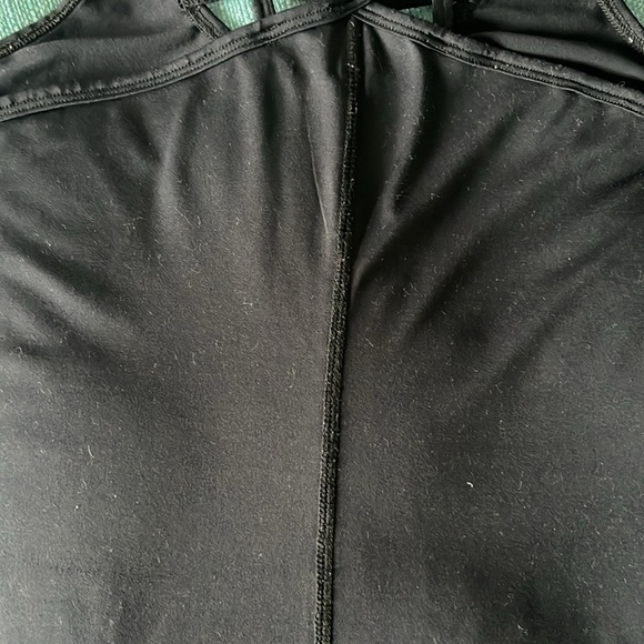 Women’s [L] Tank top casual, sport, yoga top, black, straps criss cross style - Picture 7 of 11